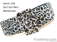 Leopard fashion belts for women's