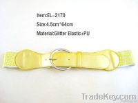 Glitter Elastic with PU Belts