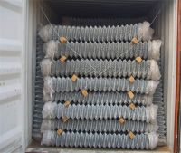 hot dipped Galvanized chain link fence