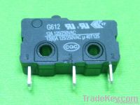 12A subminiature micro switch, push button switch, ENEC/UL apporved