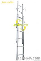 Aluminium folding loft ladder