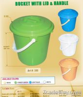 Plastic Bucket With Lid