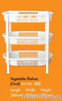 Plastic Vegetable Shelves