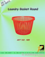 Plastic Laundry Basket Round