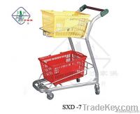 Metallic Handing Basket Cart