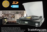 Turntable Player Mp3 Converter Vinyo to Mp3 USB SD Direct Encode