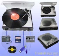 Digital USB/SD/Tape/Radio Turntable Player