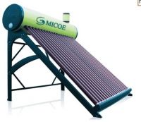 solar water heater with feeding tank