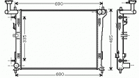 Radiator&Condenser&Evaporator&Parts Cars Air Condition