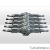 resign sand steel casting auto parts axle housing