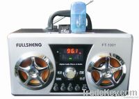 FT-1001 MINI SPEAKER WITH FM RADIO AND USB/SD SLOT