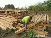 TEAK SQUARE LOGS: FOR SALE