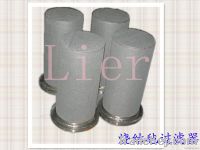 Industrial sintered fiber felt filter cartridge