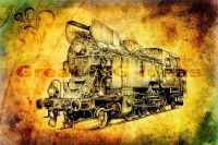 Train Wall Art Canvas Prints