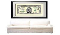 Obama Million Dollar Bill Canvas Prints