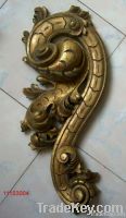 acanthus leaf wall plaque