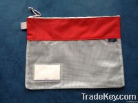 mesh zipper bag (with nylon fabric)