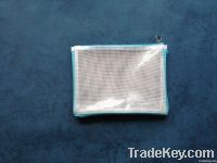 PVC mesh round zipper bag