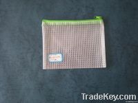PVC soft*thin mesh zipper bag