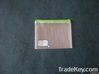 PVC soft*thin mesh zipper bag