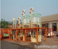 Energy-saving small capacity wheat flour machine
