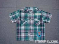 Casual summer boys shirts for kids suits