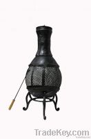 Mini Cast Iron Chiminea With Grill