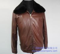 G.Z&YOUNG- Man Jacket with genuine hair