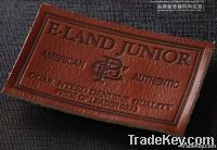 leather label for jeans
