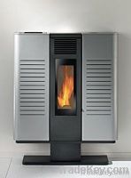 Compact Pellet Stove Air Heating