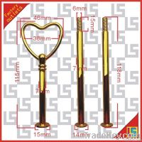 New Arrival Heart Shape 3-tier Golden Cake Fittings, Kitchen Accessory