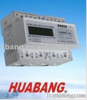 Three phase three wire din rail meter