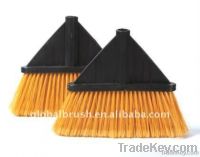 HQ0136 house PP black color hard broom/US angle broom/corner broom