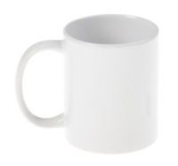 whole sale 11oz ceramic white coated blank sublimation coffee mugs