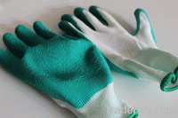 nylon liner latex glove safety glove