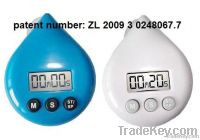 Water drop shower timer