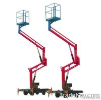 Arm aerial work lift table