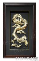 24K Gold Foil Dragon