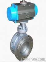 pnuematic metallic seal butterfly valve