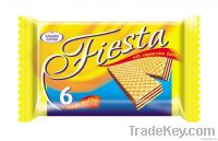 Wafers Fiesta with cappuccino taste