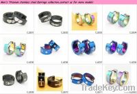 2012 New Earrings, Men's Fashion Titanium Earrings Distributor