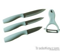 Kitchen Knife Set with Ceramic Peeler