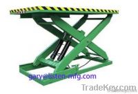 Single scissor lift table