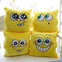 plush SpongeBob cushion