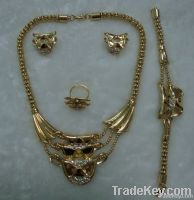 Jewelry set-Golden plated