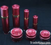 elegant acrylic bottle  &jars /blooming rose collection