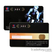 plastic standard magnetic stripe card