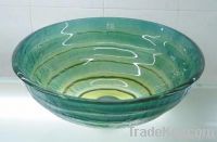 Tempered glass basin