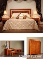 hotel bedroom furniture E1 MDF+kiln-dried rubber solid wood  AZ-204