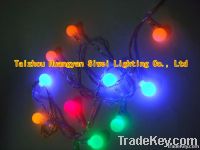 LED Light Chain With Ball Decoration